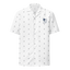 Classic White Palm Tree Button Tee - BraveGuard