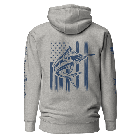 Tuna and American Swordfish Hoodie - BraveGuard