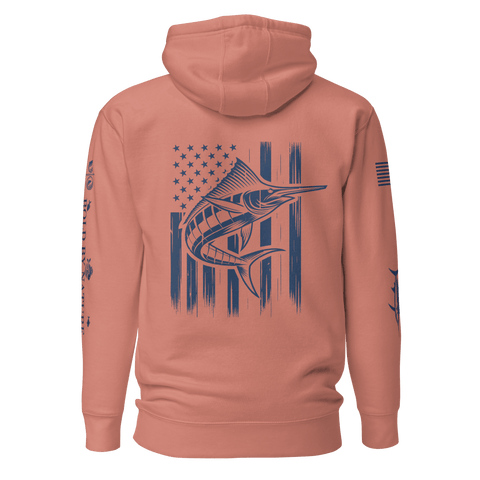 Tuna and American Swordfish Hoodie - BraveGuard