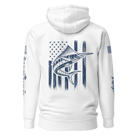 Tuna and American Swordfish Hoodie - BraveGuard